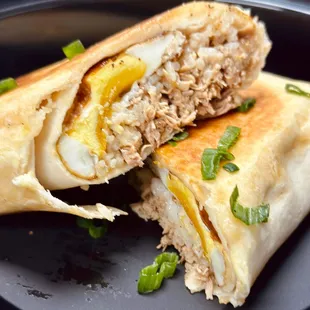 Chicken Adobo Burrito