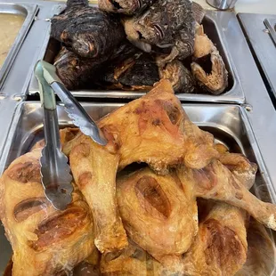 a variety of food items