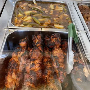 a variety of food items