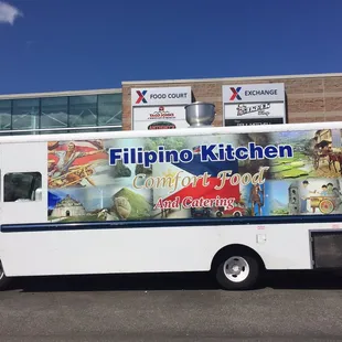 Filipino food truck on post!