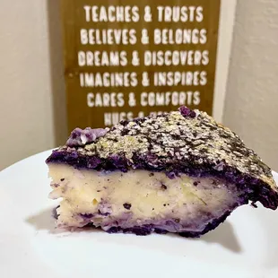 Ube Buko (coconut) Pie - Delicious!