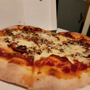 a pizza in a box