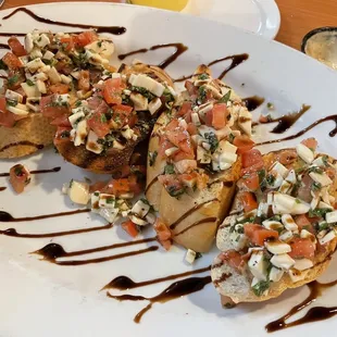 Bruschetta is absolutely a must try.