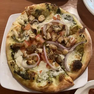 Chicken Pesto Personal Pizza