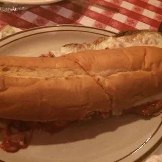 Eggplant Parmigiana Sandwich