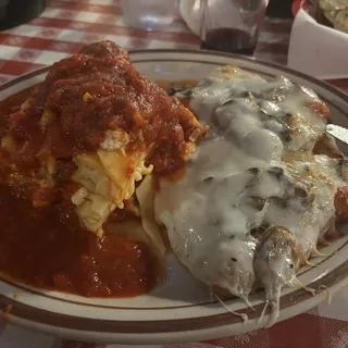 Lasagna with Marinara Sauce