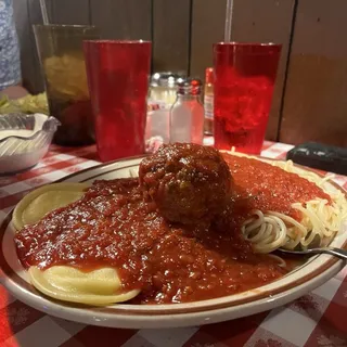 Meatball and 2-Item Combo Plate