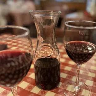 Half carafe of tasty Chianti