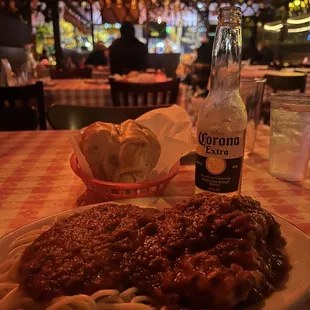 Lasagna Spaghetti &amp; Corona