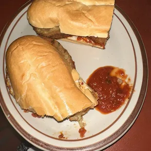 Eggplant Parm Sandwich