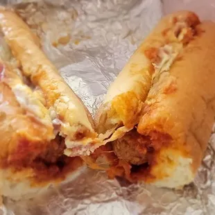 Footlong meatball sub