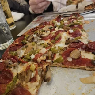 pizza, food
