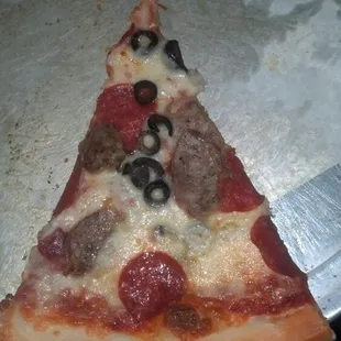 Italian Sausage,  Pepperoni and Black Olives