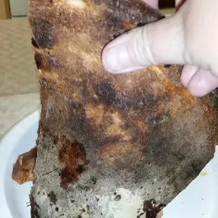 Burnt crust