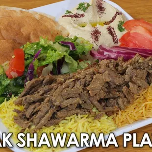 Steak Shawarma Plate