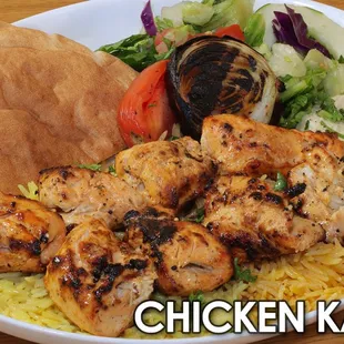 Chicken Kabob Plate