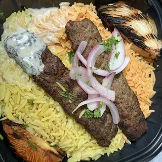 kufta kabob plate