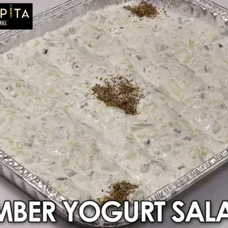 cucumber yogurt salad pan