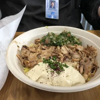 chicken shawarma bowl