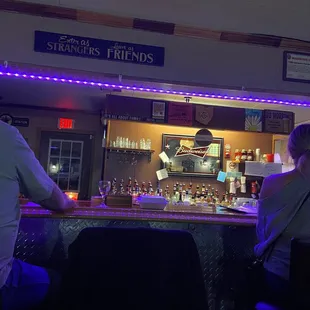 Bar with their motto