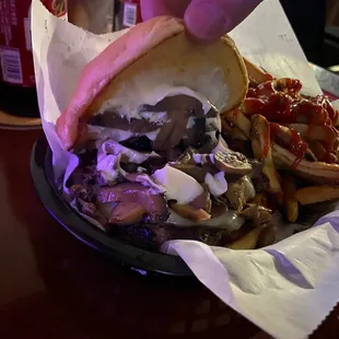 Swiss Mushroom Burger