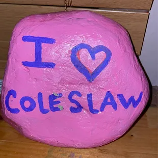 Nothing beats there homemade coleslaw, it&apos;s written on stone!