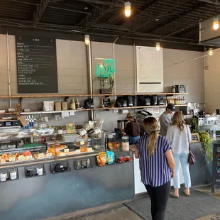 customers at counter