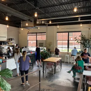 people in a coffee shop