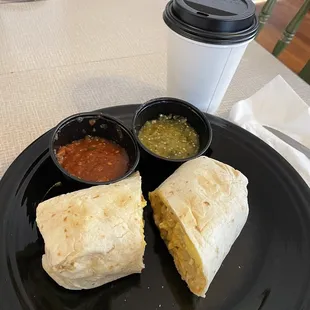 Chorizo Burrito &amp; Americano