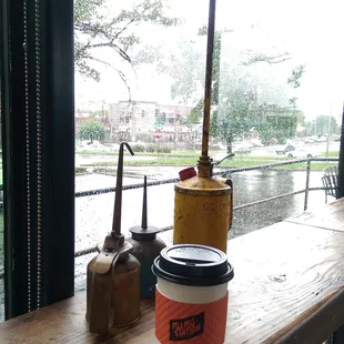 filling up: Hot choc