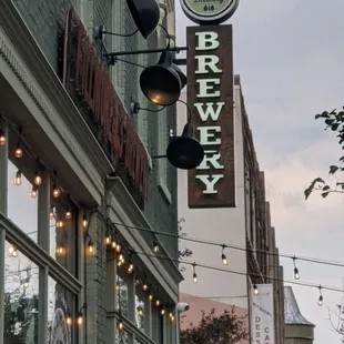 the outside of the building