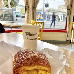 Apple Strudel and Coffee