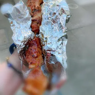 7/2/2023 Chicken skewer from the Fillmore Jazz Festival this past weekend. Kinda dry and expensive, but oh well.