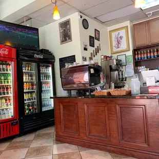 the interior of fillmore street cafe