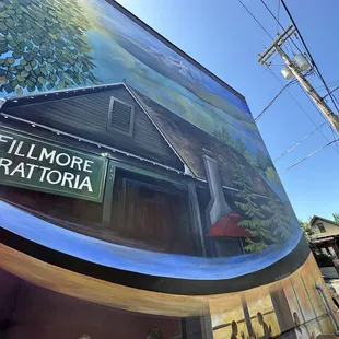 Mural across the street