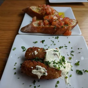 Deep Fried Cheese Croquettes