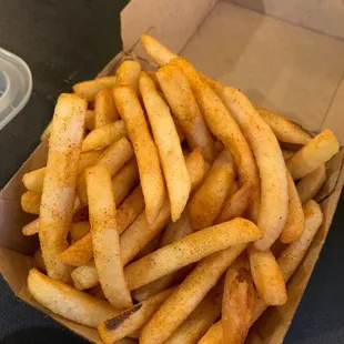 Classic Luv Fries with cajun seasoning