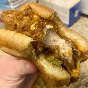 Crazy n' Luv Hot chicken Sandwich