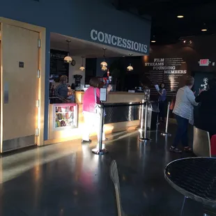 The lobby, with a ray of sunshine.