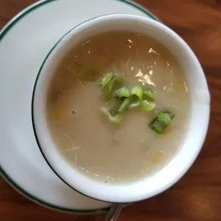 Corn and Crab Bisque