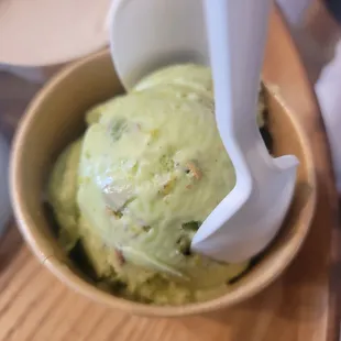 Pistachio booza