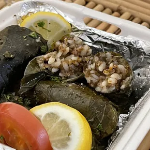 Dolmas appetizers:  very good! Not mushy. Bit lemony but overall good. 4stars