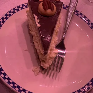 Slice-Chocolate Caramel Cheesecake