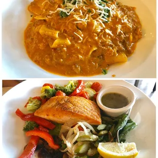 Roasted Salmon Salad