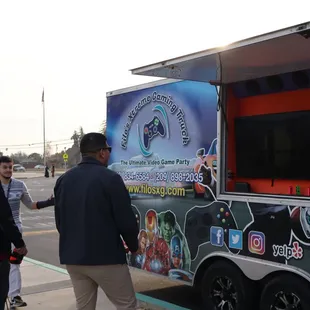 Staff that came to check out the truck.