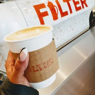 Oat Latte w/ housemade Brown Sugar Syrup