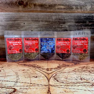 The start of our tea line