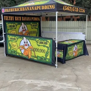 Filthy Rich Banana Pudding Tent