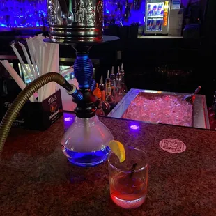 Hookah and rum punch