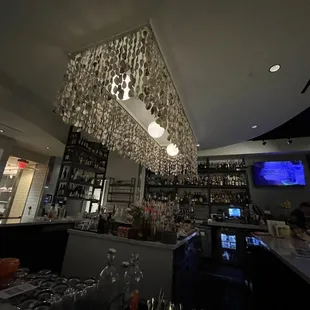 The bar area